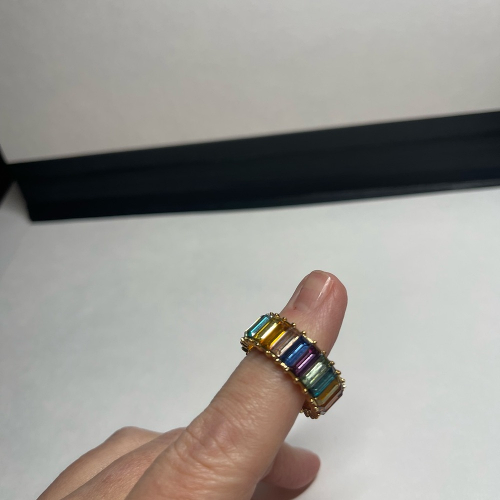 BaubleBar Rainbow Gold Ring